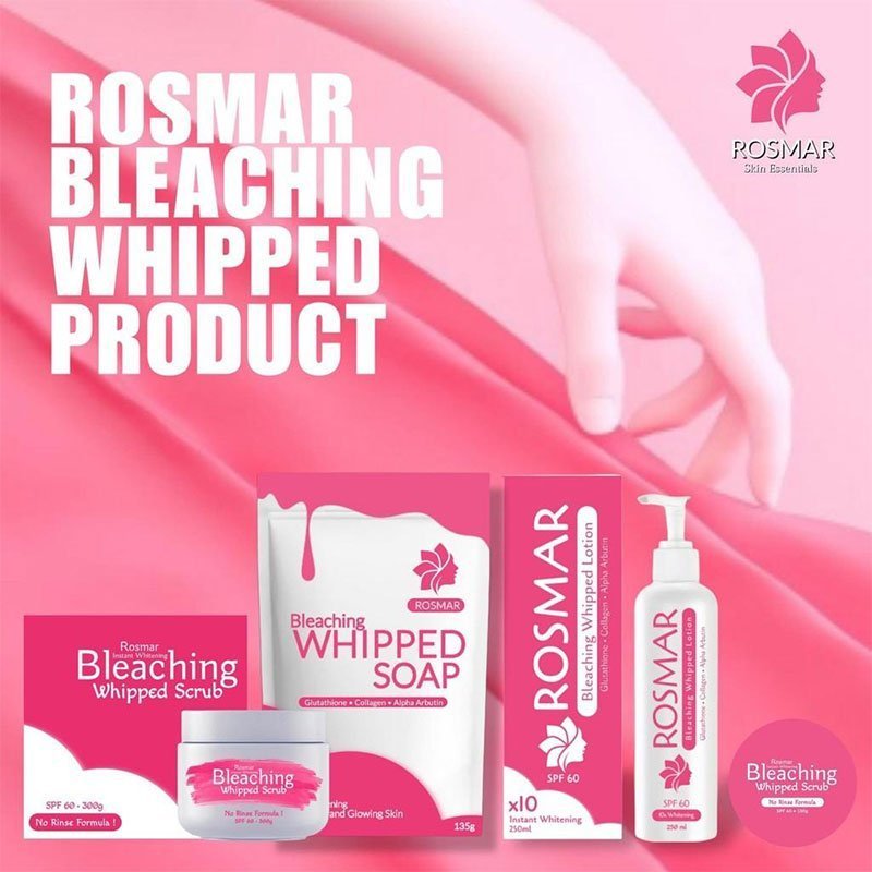 Rosmar Kagayaku Bleaching Whipped Soap 10x Instant Whitening & Scar Remover 70g