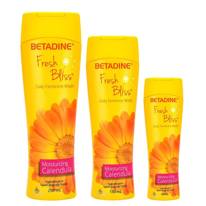 BETADINE Fresh Bliss Daily Feminine Wash Moisturizing Calendula