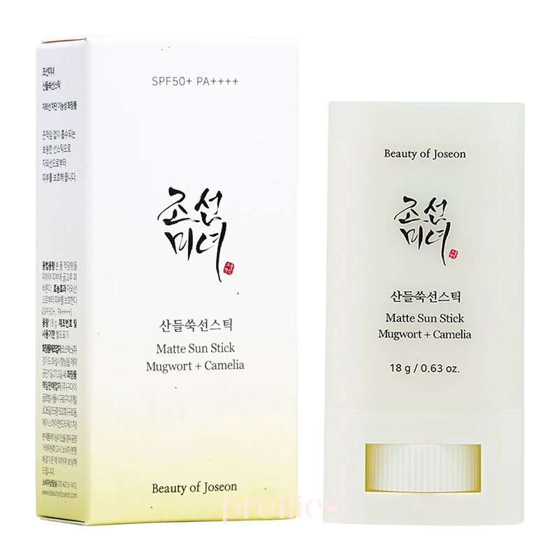 Beaty of Joseon Matte Sun Stick: Mugwort + Camelia (SPF 50+ PA++++)
