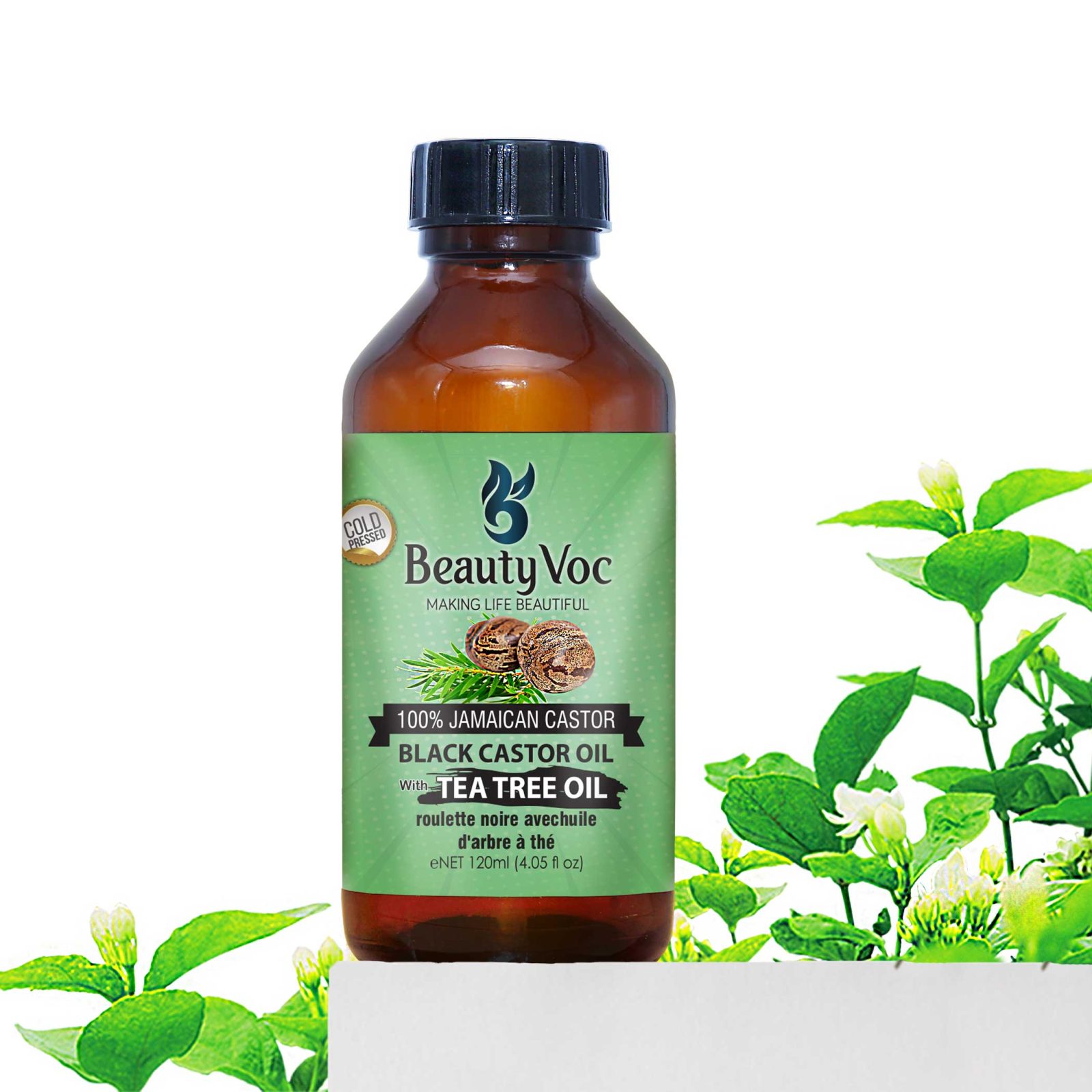 Jamaican Black Castor with Tea Tree Oil