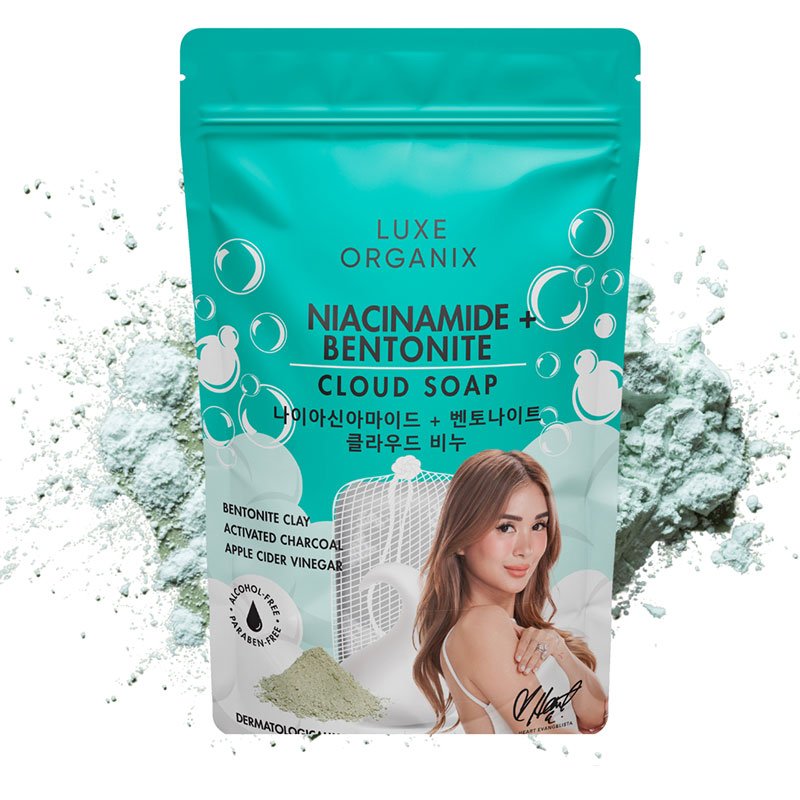 Niacinamide-Bentonite-Cloud-Soap.jpg Luxe Organix Niacinamide + Bentonite Cloud Soap 180g Made in Korea