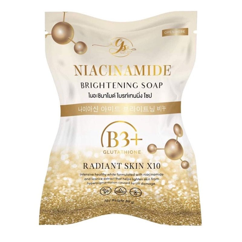 GLOW SKIN Niacinamide Brightening Soap Plus Radiant Skin X10 80g