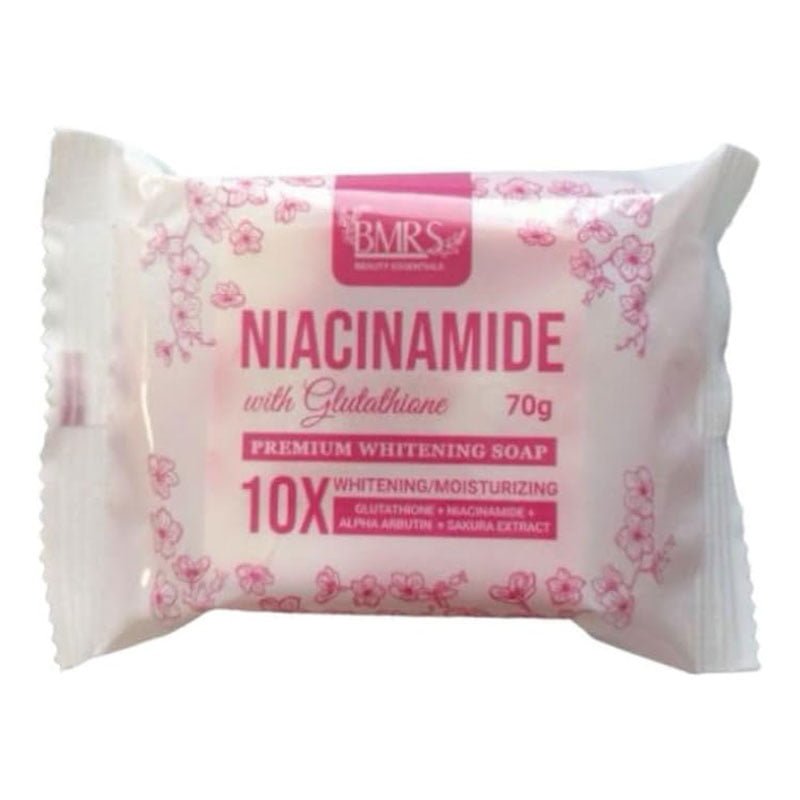 Niacinamide-Soap-1.jpg BMRS Niacinamide with Glutathione Soap 70g