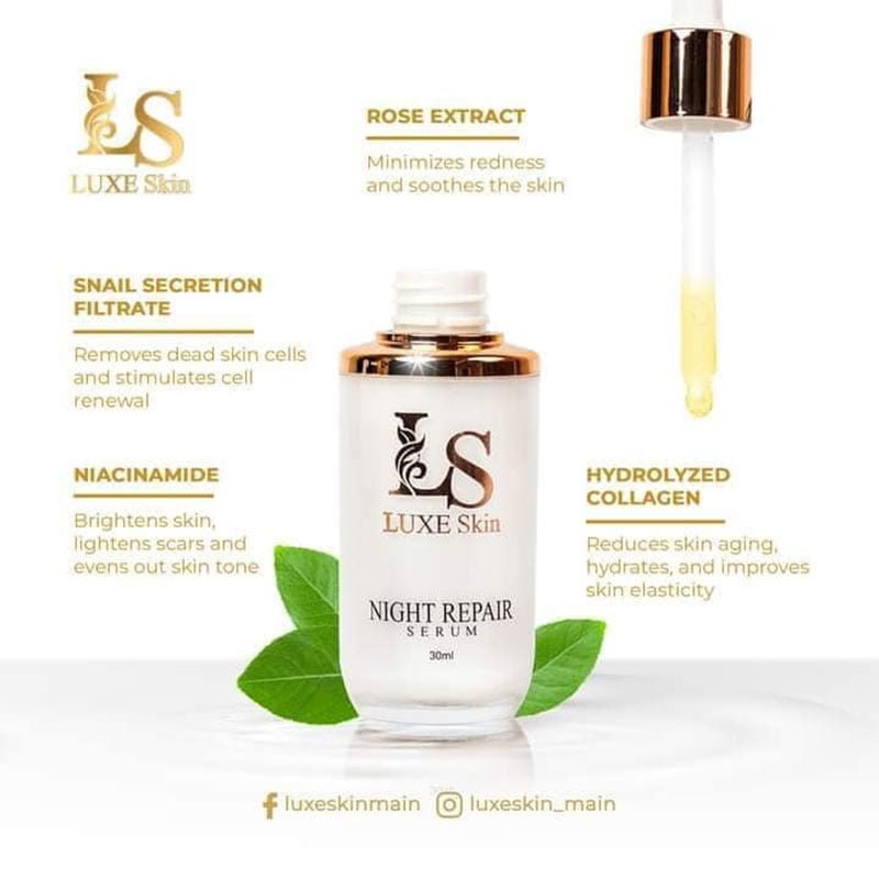 Luxe Skin Night Repair Serum 30ml