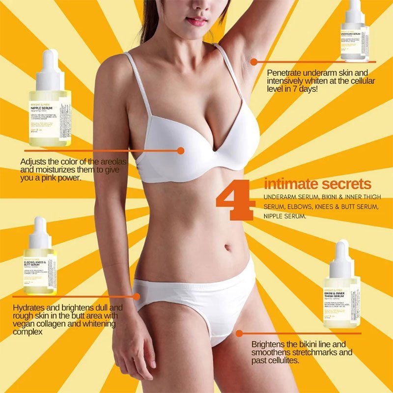 Catt & Co Bright and Free Bikini & Inner Thigh Serum Brightening + Tightening 30ml