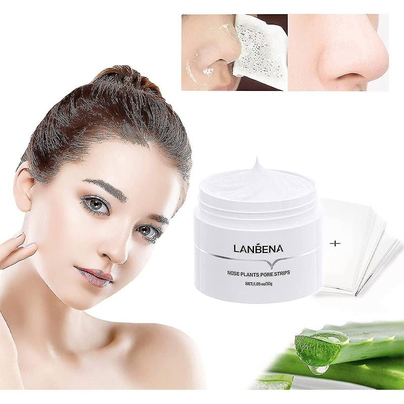 Nose-Plants-Pore-Strips-1.jpg Lanbena Nose Plants Pore Strips Blackhead Remover Mask 30g