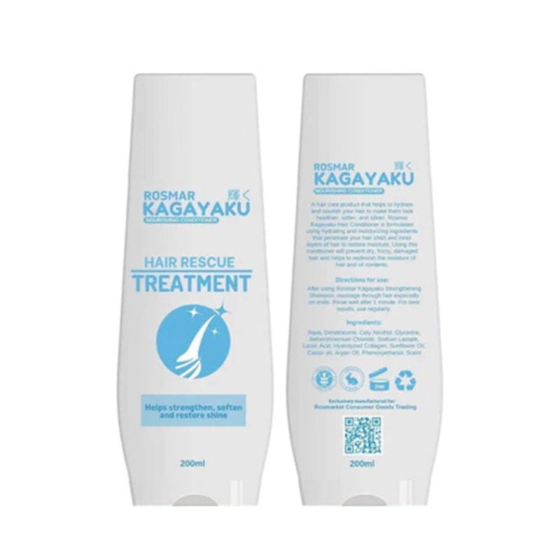 Nourishing-Conditioner.jpg Rosmar Kagayaku Nourishing Conditioner Hair Rescue Treatment 200ml