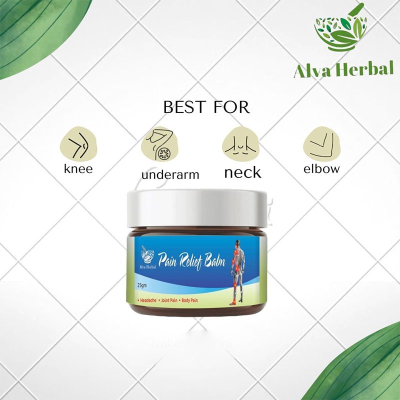 Alva Herbal Pain Relief Balm 25g