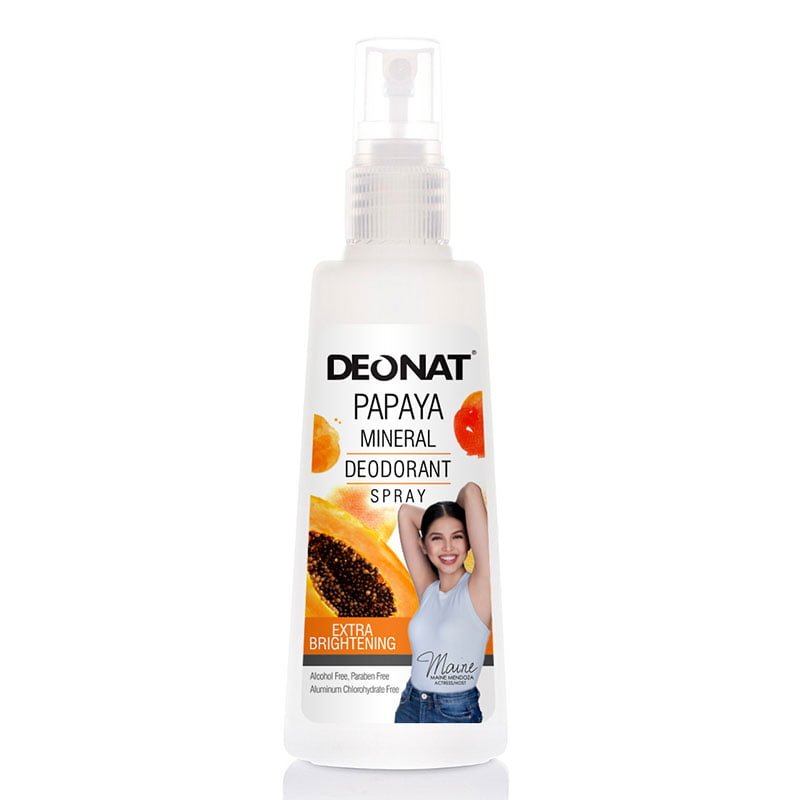Papaya-Spray.jpg Deonat Papaya Mineral Deodorant Underarm Spray 100ml Product of Thailand