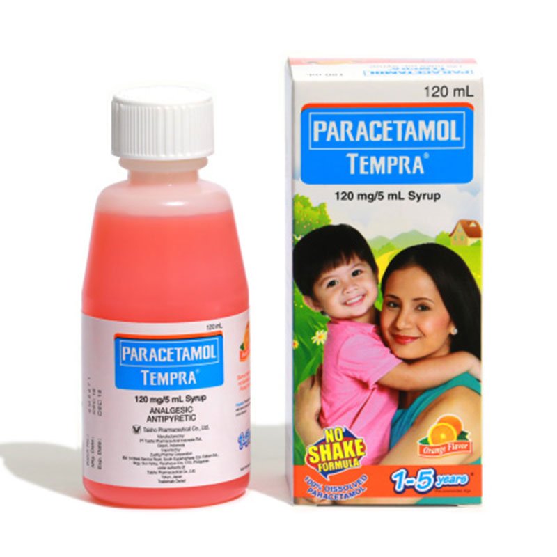 Paracetamol-Tempra.jpg Paracetamol Tempra Orange Flavor No Shake Formula 120ml