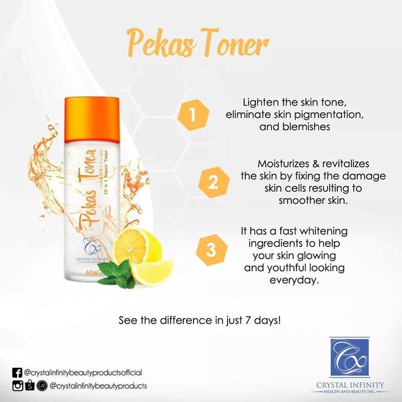 Crystal Infinity Pekas Toner 60ml