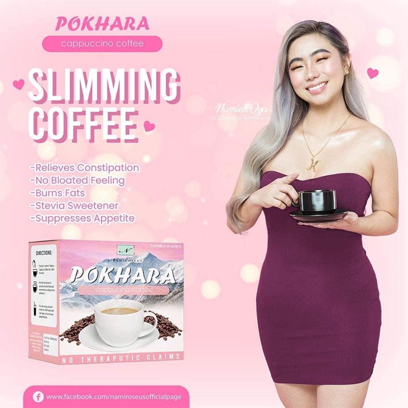 Pokhara-1-1.jpg Pokhara Cappuccino Coffee – Namiroseus Slimming Coffee 10 x 21g