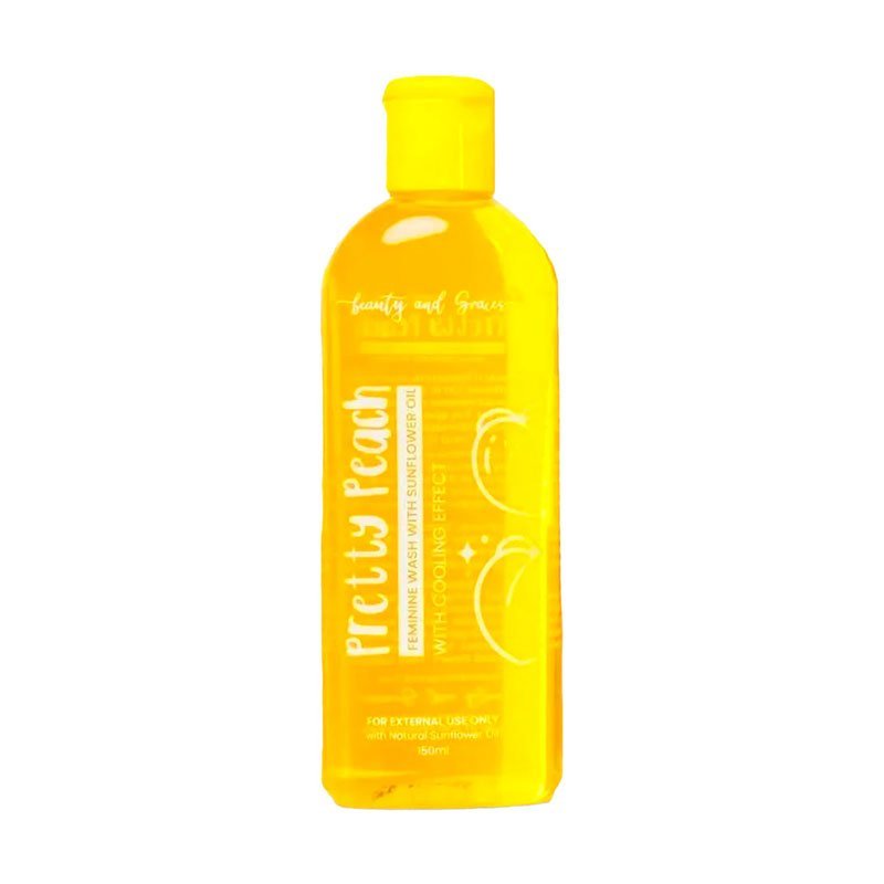 Pretty-Peach.jpg BEAUTY AND GRACES Feminine Wash with Sunflower Oil and Cooling Effect
