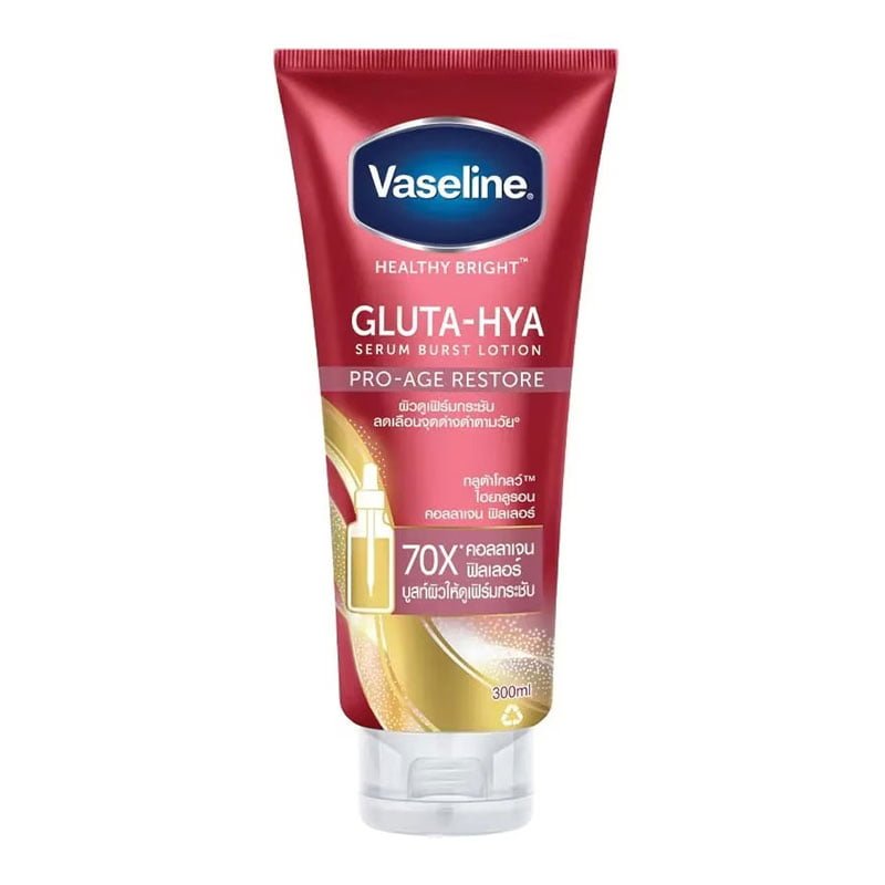 Pro-Age.jpg Vaseline Healthy Bright Gluta-Hya Serum Burst Lotion Pro-Age Restore 300ml
