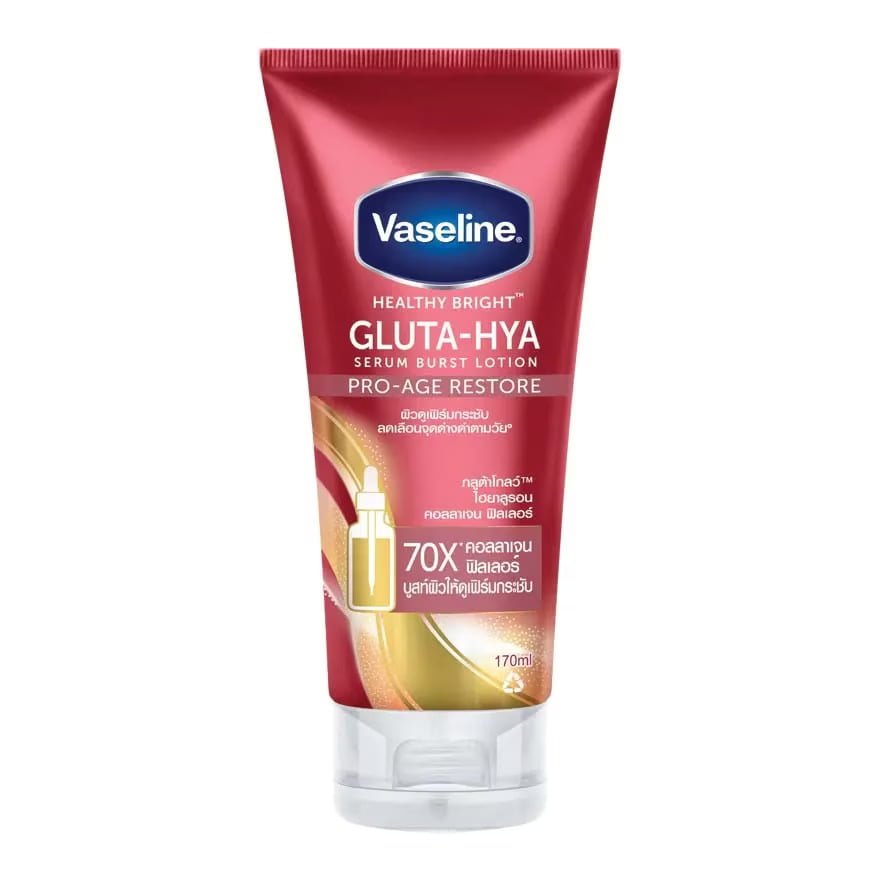 Pro.jpg Vaseline Healthy Bright Gluta-Hya Serum Burst Lotion Pro-Age Restore 170ml