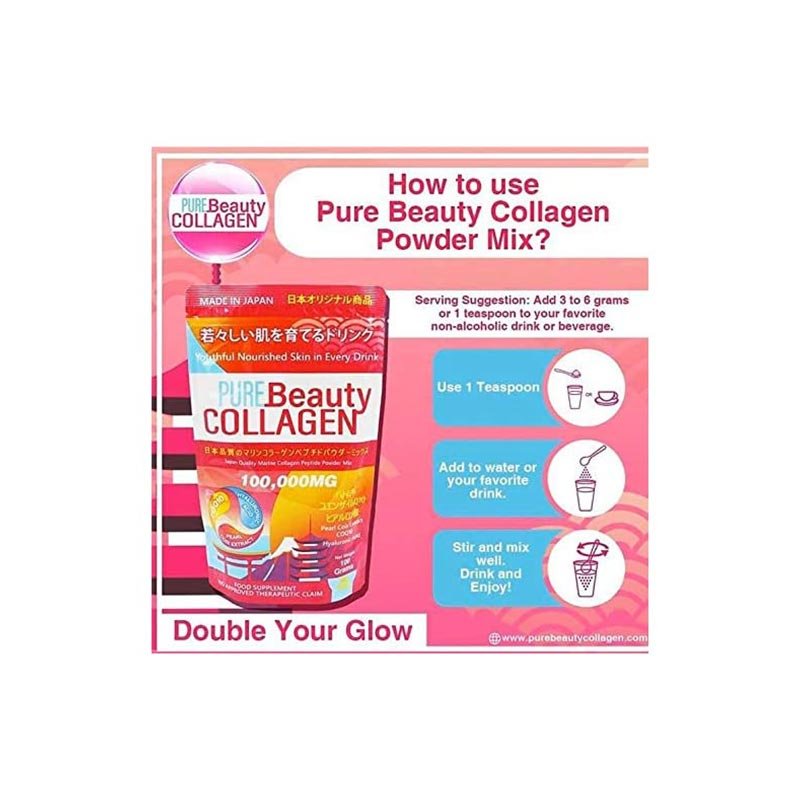 Pure-Beauty-Collagen-W-2.jpg Pure Beauty Collagen 100,000mg Collagen Powder Mix (30 days Supply)