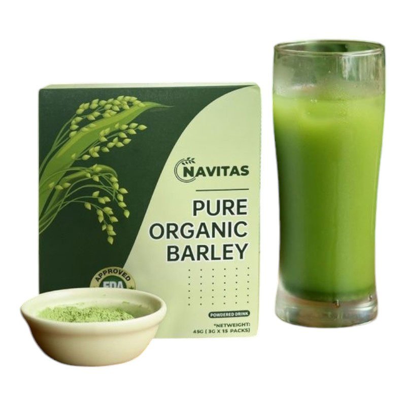 Pure-Organic-Barley.jpg Navitas Pure Organic Barley Grass Powder 3g x 15 Packs