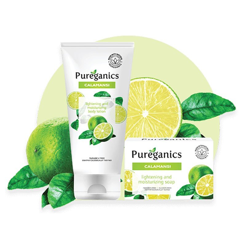 Pureganics Calamansi Lightening Moisturizing Soap 135g