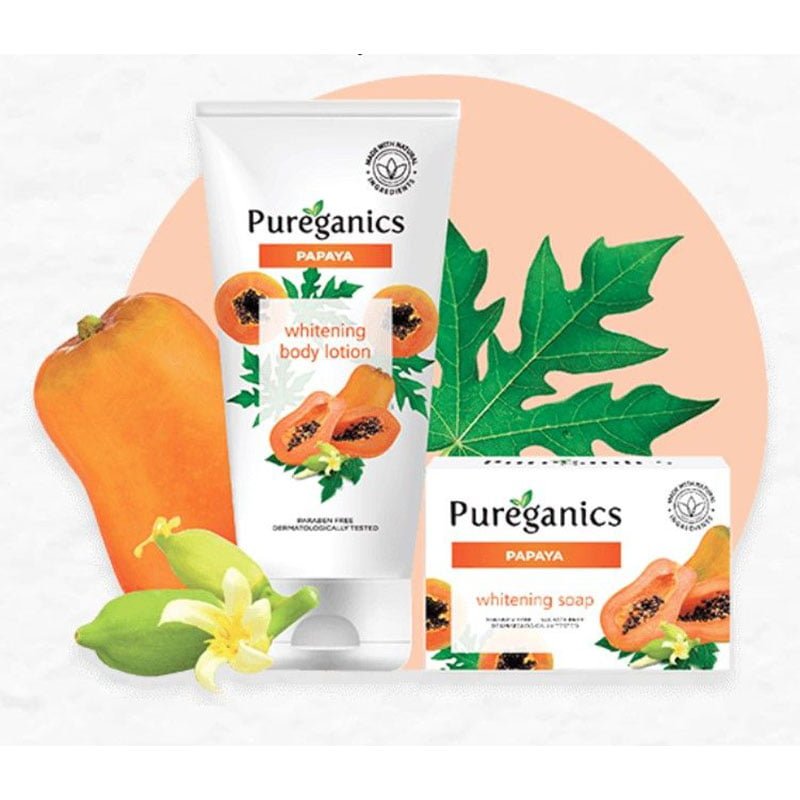 Pureganics Papaya Whitening Soap 135g