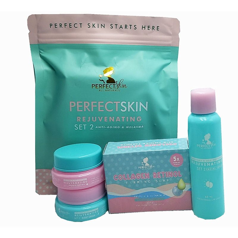 Rejuvenating-Set-2-1.jpg Perfect Skin Rejuvenating Set 2 Fades Signs of Aging & Treats Melasma