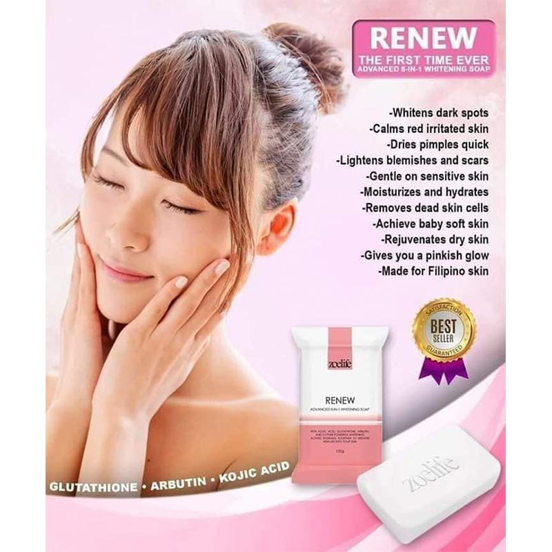 Zoelife Renew Advanced 8-in-1 Whitening Soap 135g