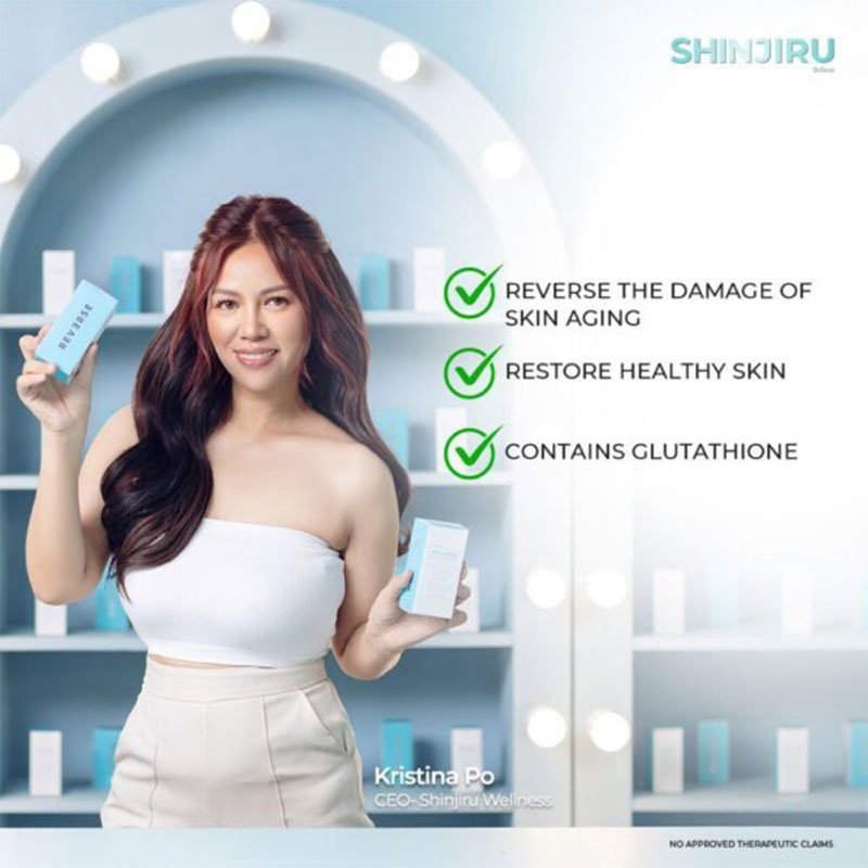 SHINJIRU Wellness Reverse Glutacenta Japan Technology Dietary Supplement 60 Capsules