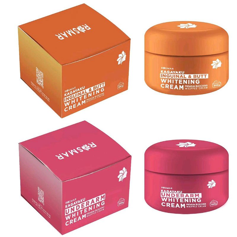 Rosmar-Kagayaku.jpg Rosmar Kagayaku Underarm Whitening Cream & Kagayaku Inguinal & Butt Whitening Cream