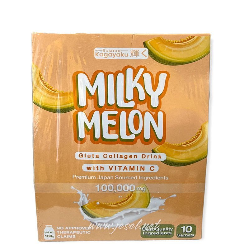 Rosmar-Milky-Melon.jpg Rosmar Milky Melon Gluta Collagen Drink with Vitamin C 100000 mg