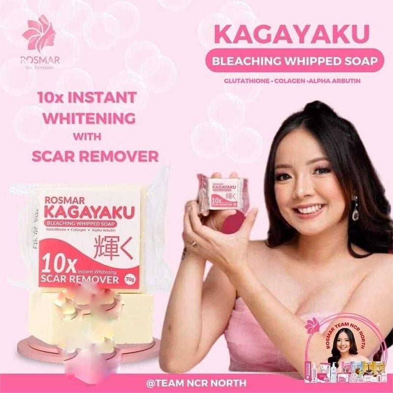 Saop-1.jpg Rosmar Kagayaku Bleaching Whipped Soap 10x Instant Whitening Scar Remover