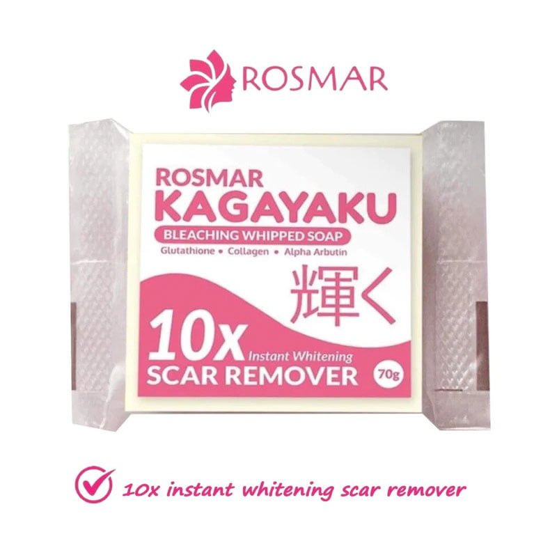 Saop.jpg Rosmar Kagayaku Bleaching Whipped Soap 10x Instant Whitening Scar Remover