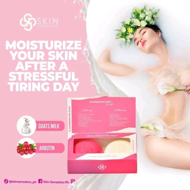 Skin Sensation Scarminator 2in1 Soap Moisturizing, 2 x 100g