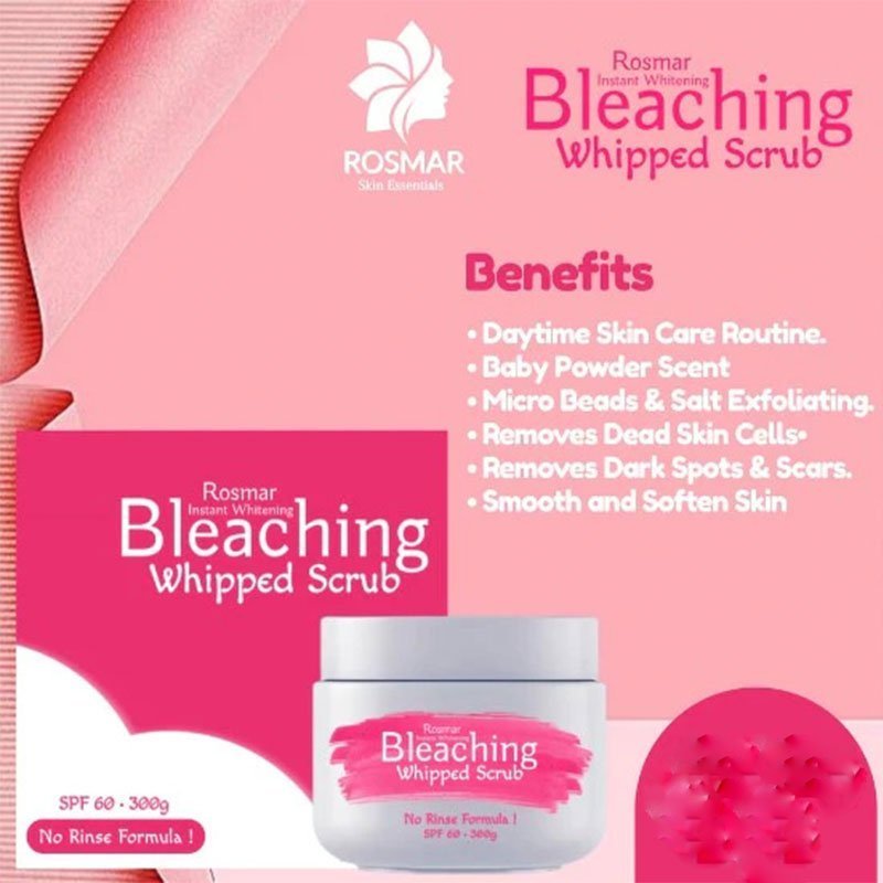 Rosmar Instant Whitening Bleaching Whipped Scrub SPF 60