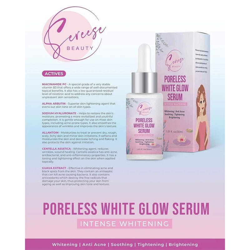 Sereese Beauty Poreless White Glow Serum 30ml