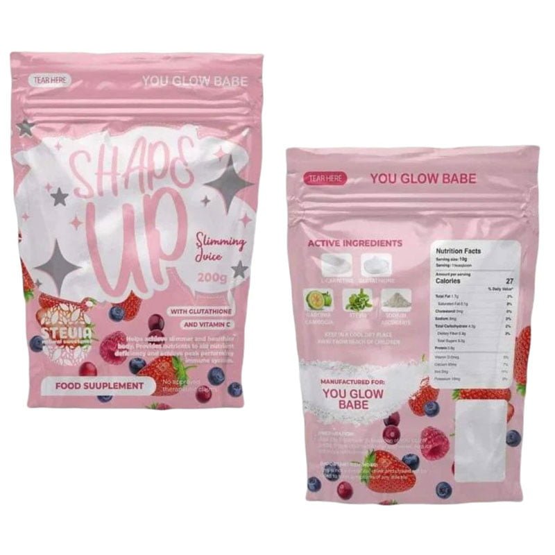 Shape-up.jpg You Glow Babe Shape Up Slimming Juice with Glutathione and Vitamin C Food Supplement