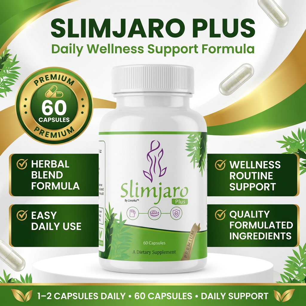 Slimjaro Plus Dietary Supplement Capsules 02 Slimjaro Plus Dietary Supplement Capsules | 60 Capsules | Herbal Blend Formula | Daily Wellness Support