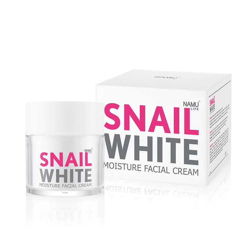 Snailwhite-Moisture-Facial-Cream-1.jpg Namu Life Snail White Moisture Facial Cream 50g Made in Thailand