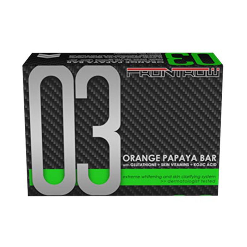 FrontRow 01, 02, & 03 Skin Whitening Soaps With Glutathione, Kojic Acids, & Skin Vitamins