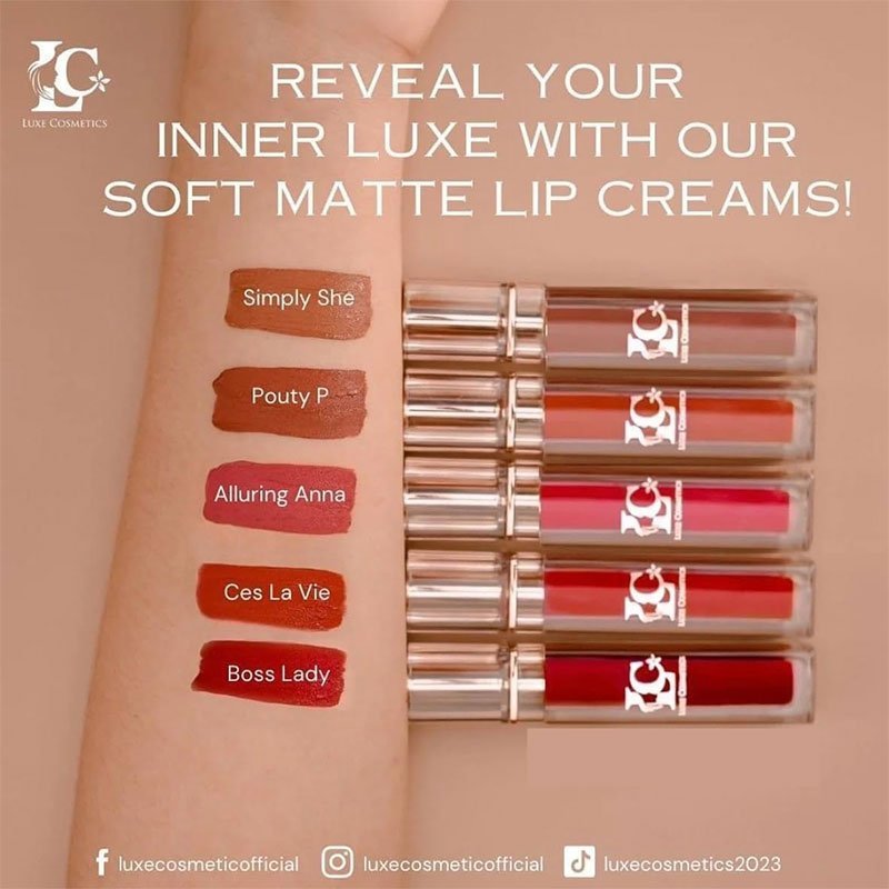 Luxe Cosmetics Soft Matte Lip Cream 7ml