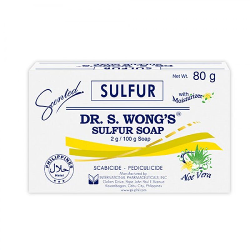 Dr. S. Wong’s Sulfur Soap with Aloe Vera 80g