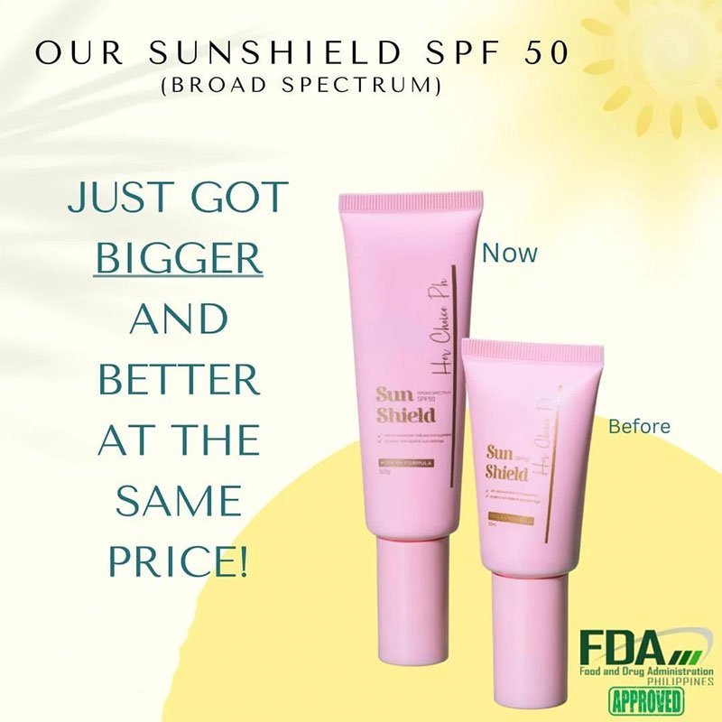 Sun-Shield-1.jpg Her Choice Ph Sun Shield Broad Spectrum SPF50 50g