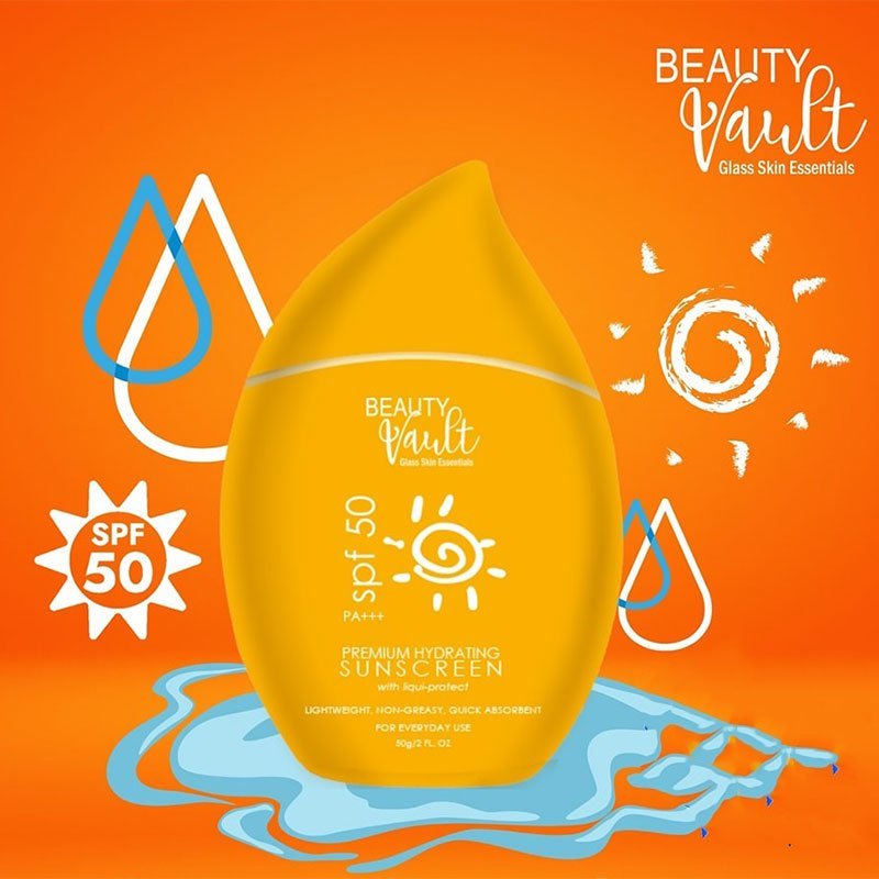 Sunscreen-1.jpg Beauty Vault Premium Hydrating Sunscreen spf 50 with Liqui-Protect 50g