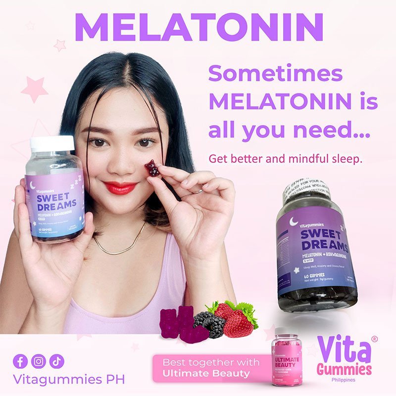Vita Gummies Sweet Dreams Melatonin + Ashwagandha 60 Gummies