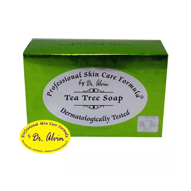 Dr. Alvin Tea Tree Soap Professional Skin Care Formula Dermatologically Tested