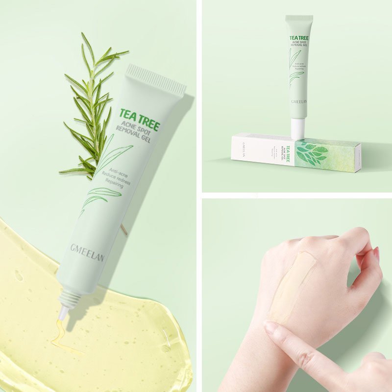 Tea-Tree-cne-Spot-2.jpg Gmeelan Tea Tree Acne Spot Romoval Gel Anti-Acne Reduce Redness Repairing 20g