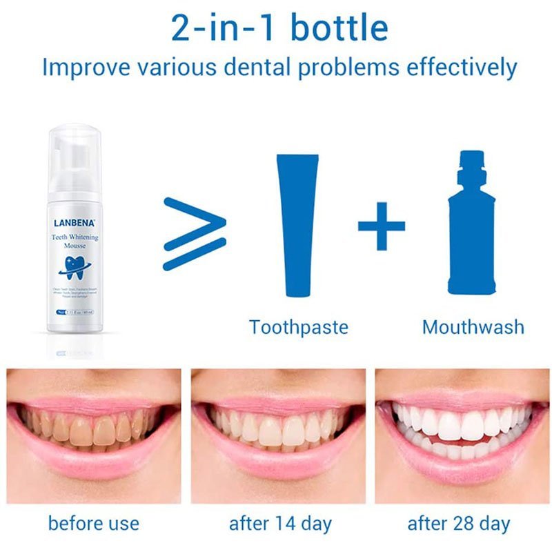 Teeth-Whitening-Mousse-3.jpg Lanbena Teeth Whitening Mousse Oral Hygiene Cleaning Tool Remove Stain Teeth Whitening Foam