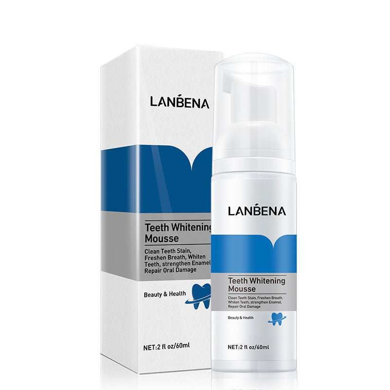 Lanbena Teeth Whitening Mousse Oral Hygiene Cleaning Tool Remove Stain Teeth Whitening Foam