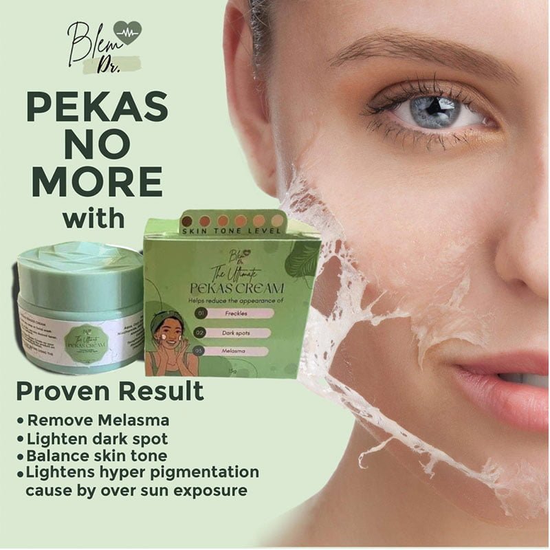 Blem Dr The Ultimate Pekas Cream Helps Reduce the Appearance of Freckles, Dark Spots & Melasma 15g