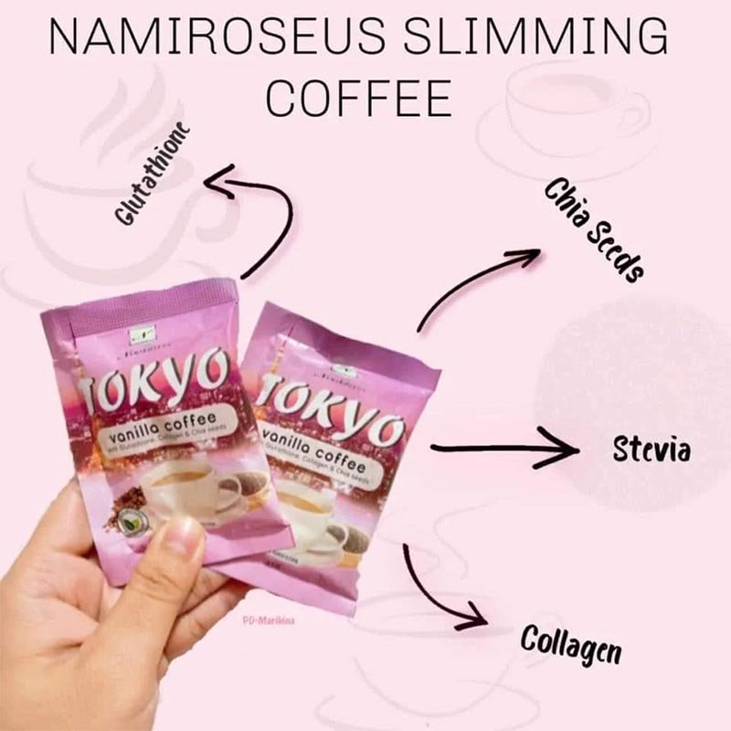 Tokyo-1-1.jpg Namiroseus Tokyo Vanilla Coffee Slimming Coffee 10 x 21g
