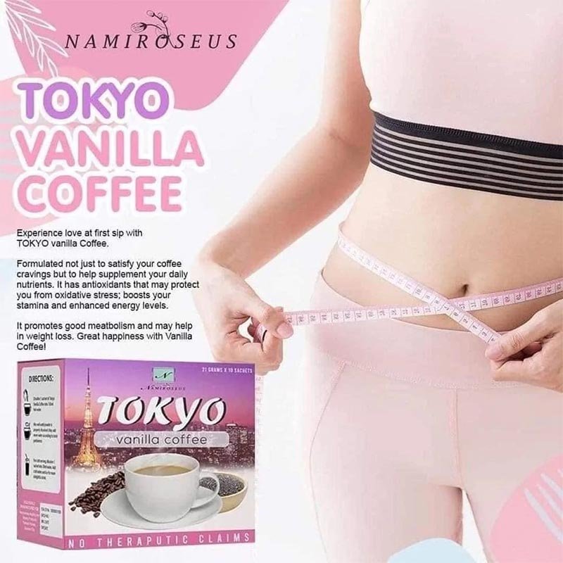 Tokyo-3.jpg Namiroseus Tokyo Vanilla Coffee Slimming Coffee 10 x 21g