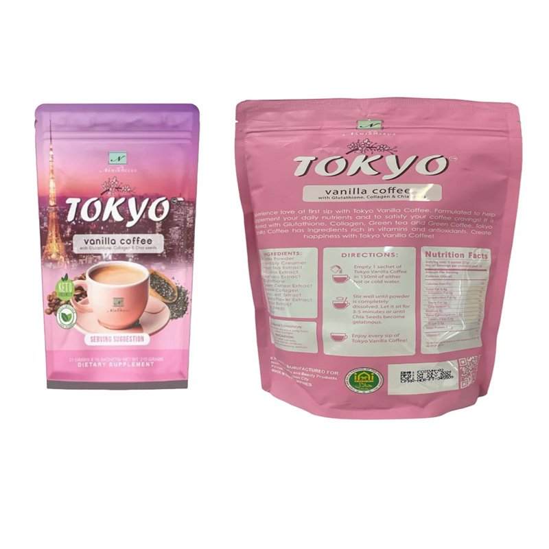 Tokyo-Vanilla-Coffee.jpg Namiroseus Tokyo Vanilla Coffee Slimming Coffee 10 x 21g